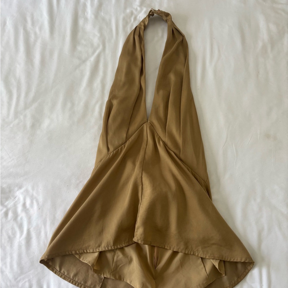 Banana Republic Gold Halter Top